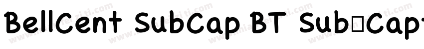 BellCent SubCap BT Sub-Caption字体转换